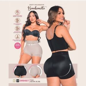 Lot of 2 Colombiana Stagmi Fajas Butt-Lift Short Shaper Panty Bottom SMI0427 NEW